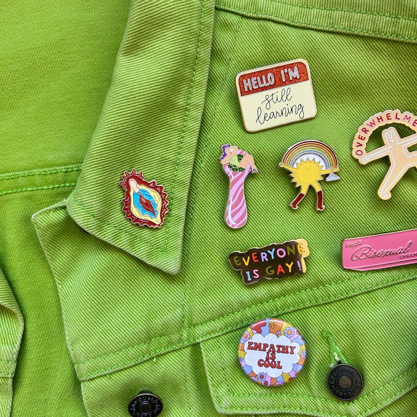 Vulva Mary | Enamel Pin pin The Peach Fuzz