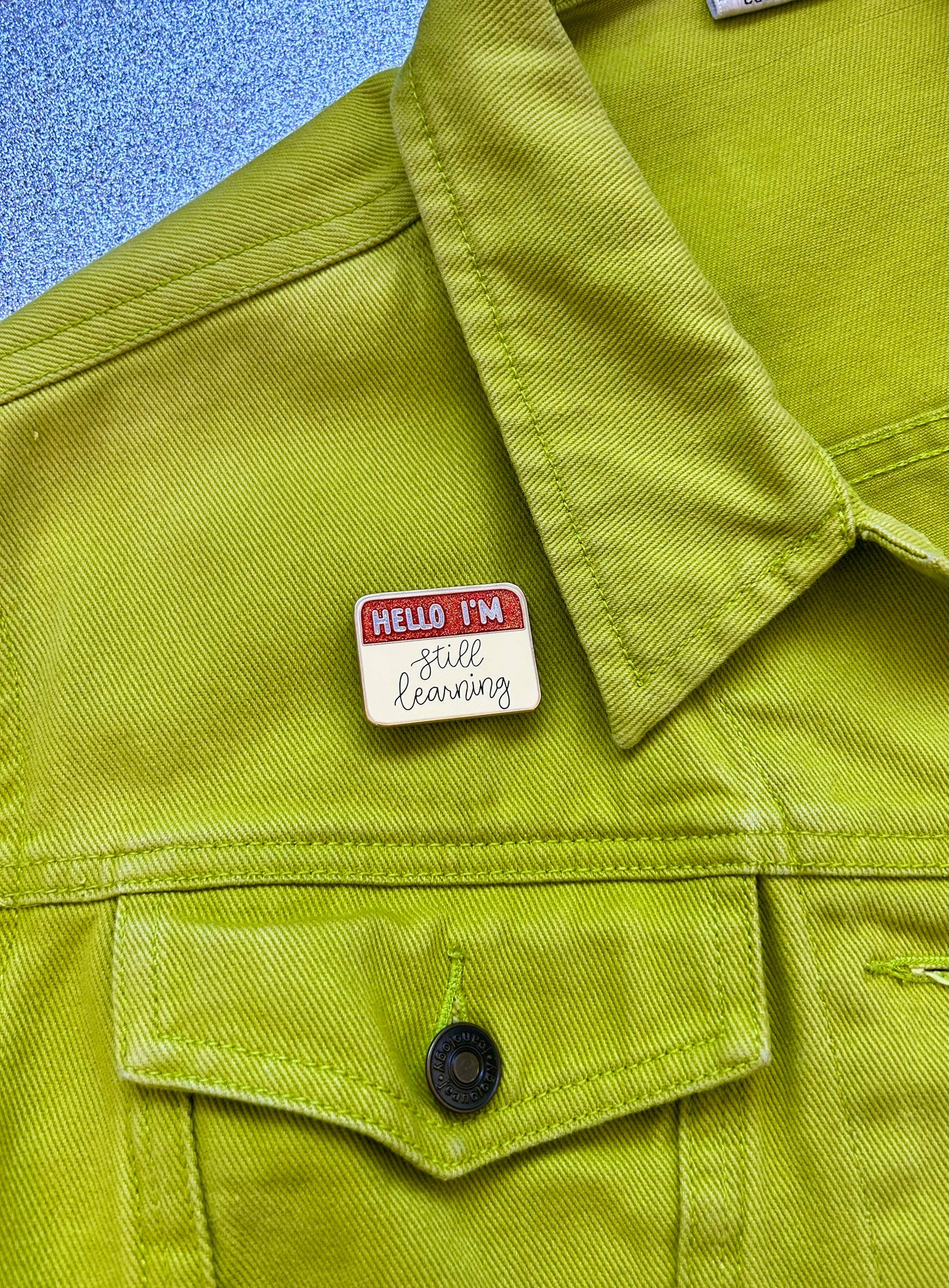Still Learning | Enamel Pin pin The Peach Fuzz