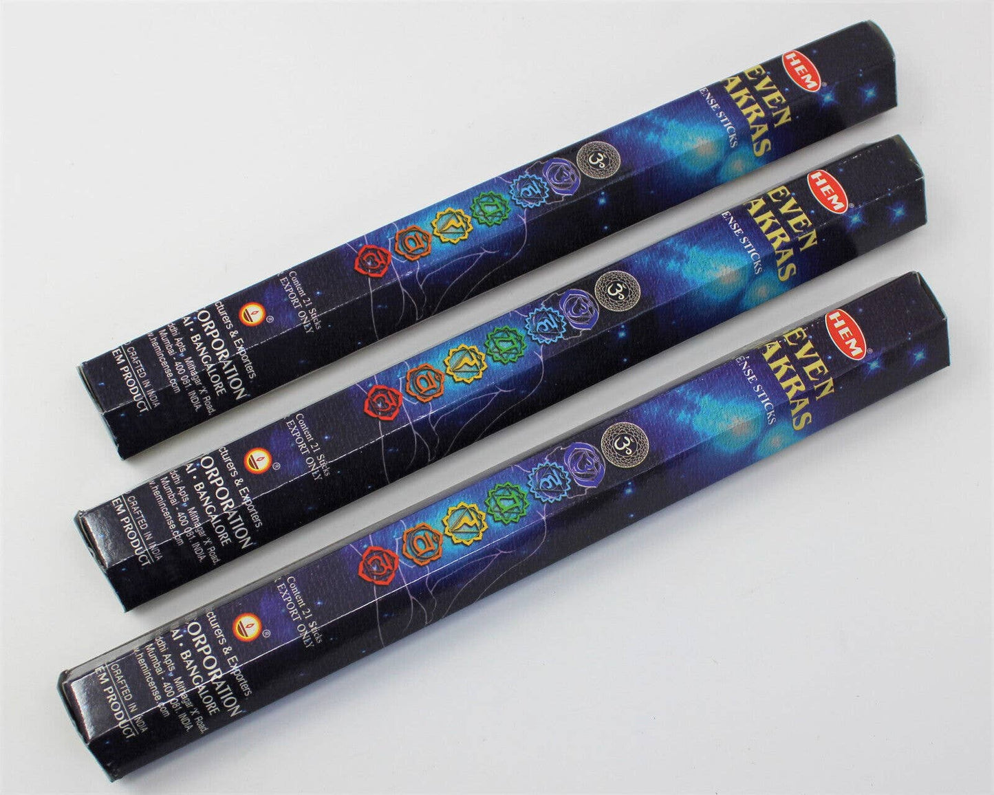 Hem Seven Chakra Incense | 20 Sticks Love&Lust LLC