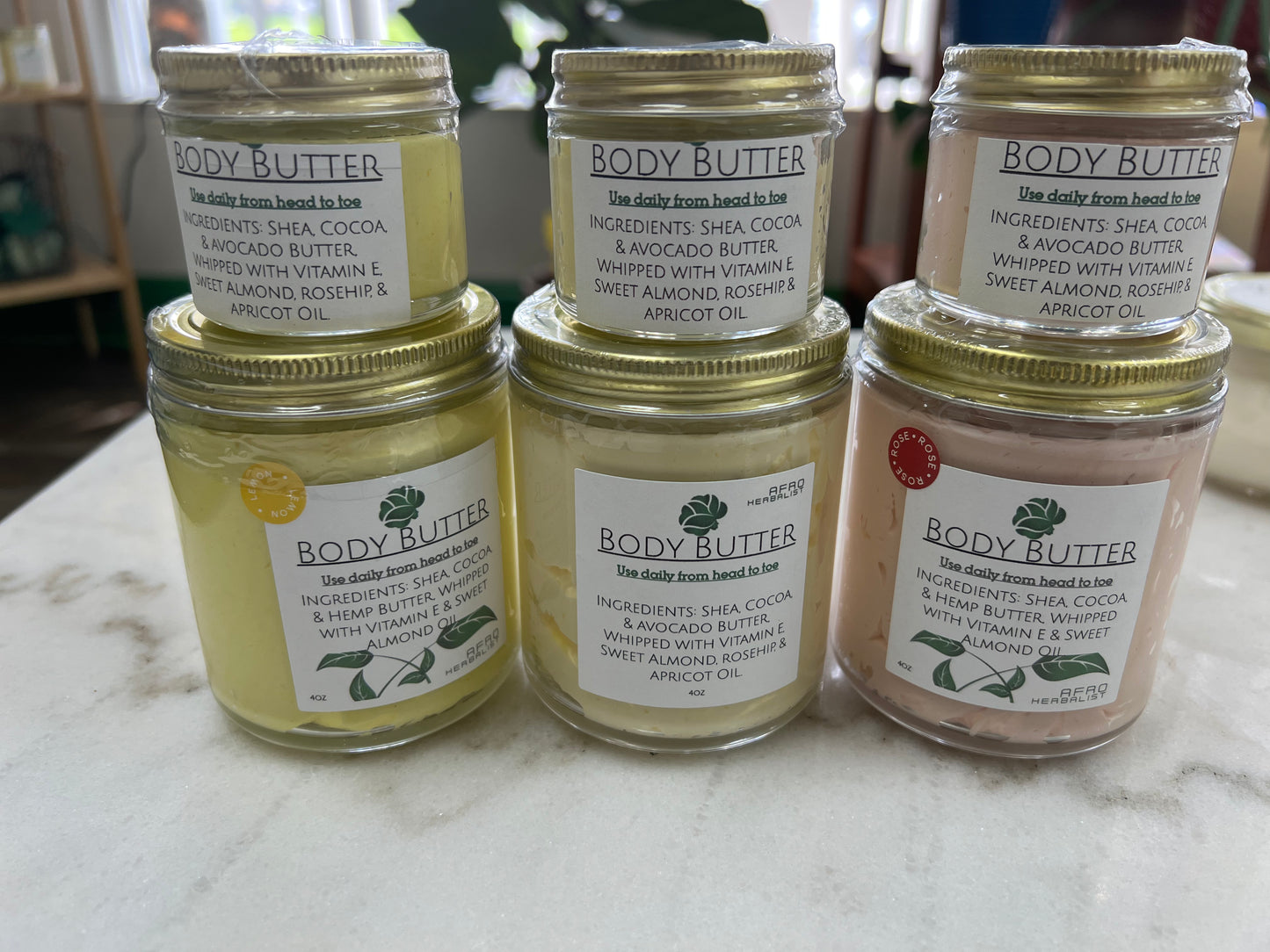 Whipped Body BUTTER |🍋Lemon Turmeric Health & Beauty AHerbalist space 2oz