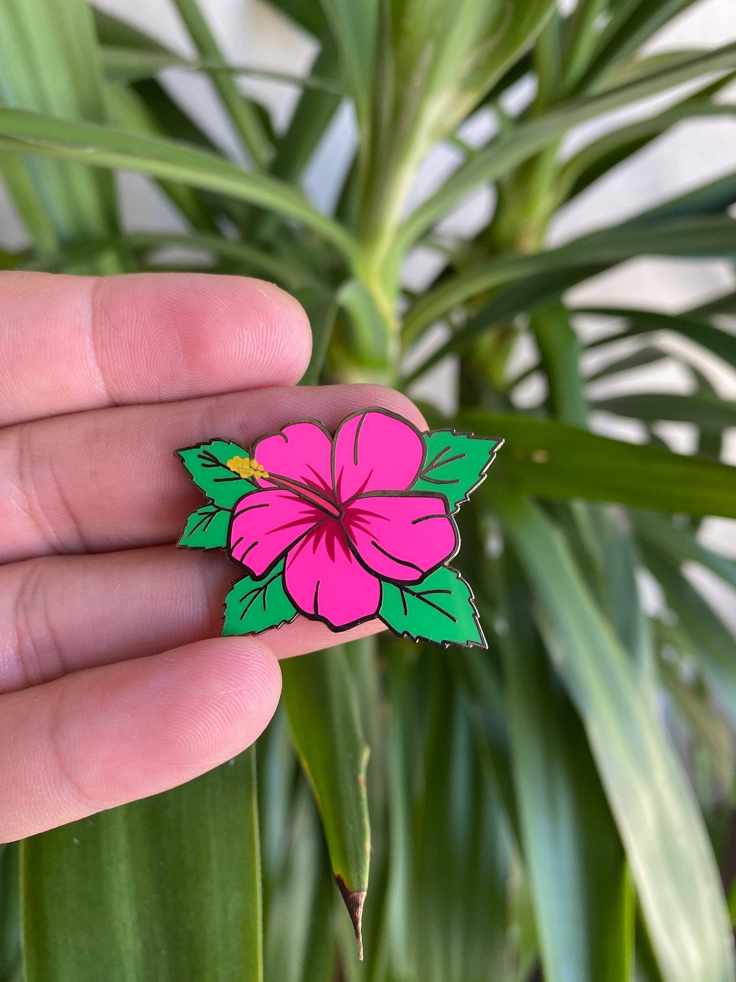 Hibiscus | Hard Enamel Pin ๐บ enamel Pins Hype Pins