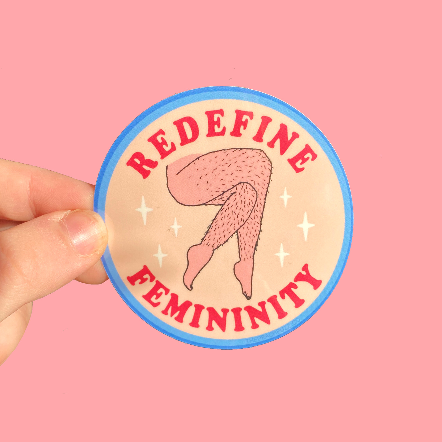 Redefine Femininity Sticker The Peach Fuzz