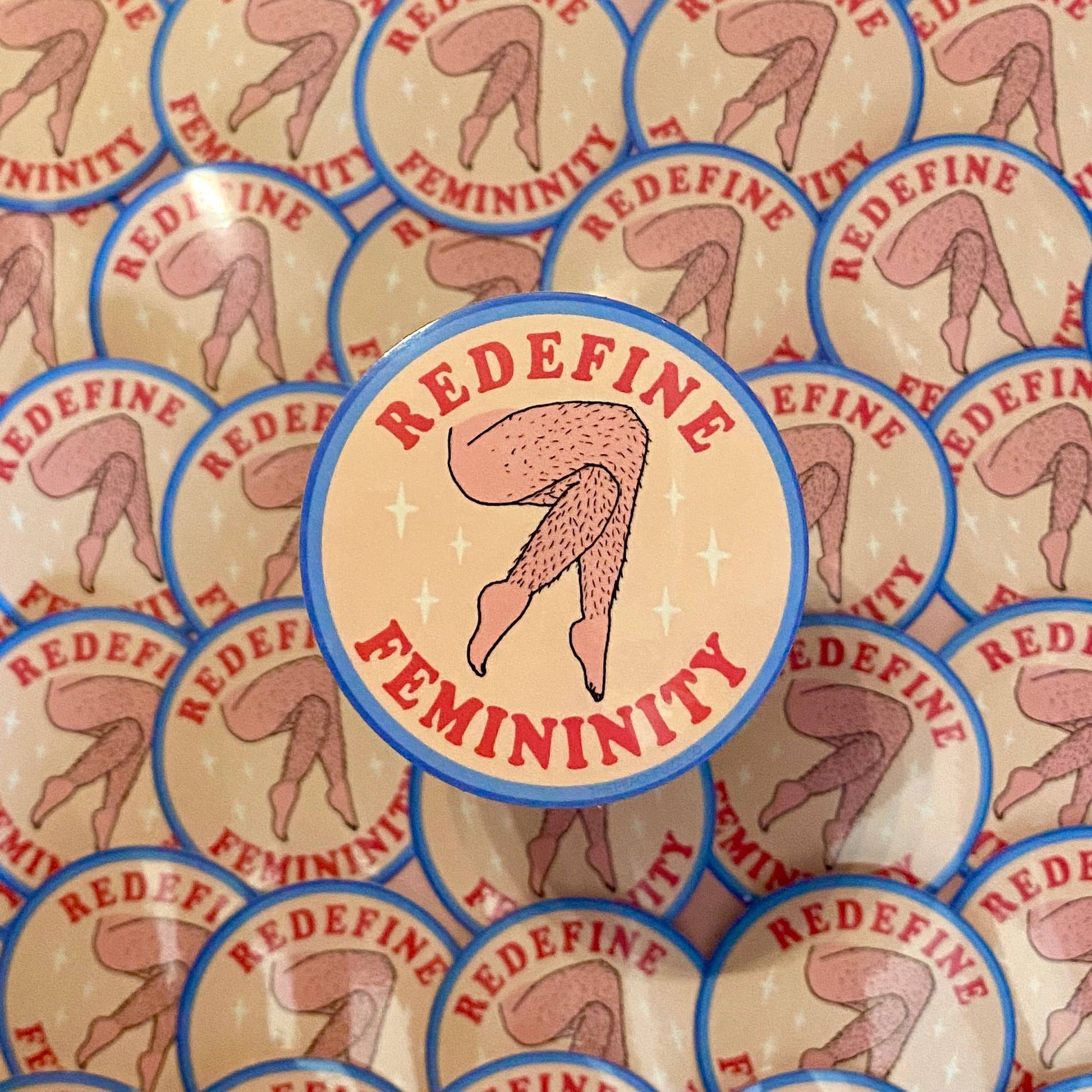 Redefine Femininity Sticker  The Peach Fuzz   
