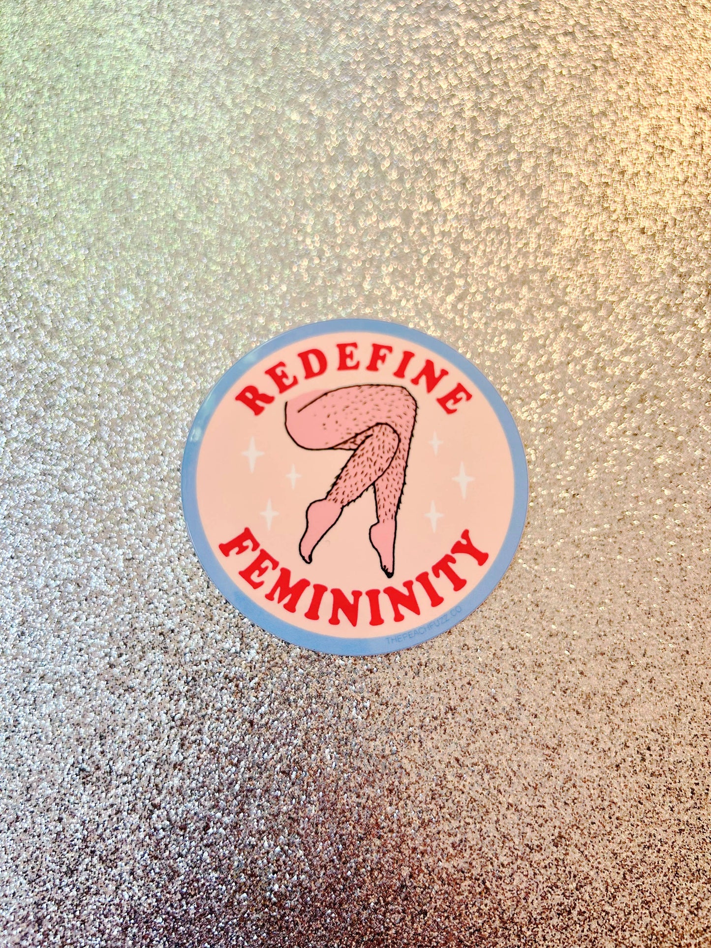 Redefine Femininity Sticker  The Peach Fuzz   