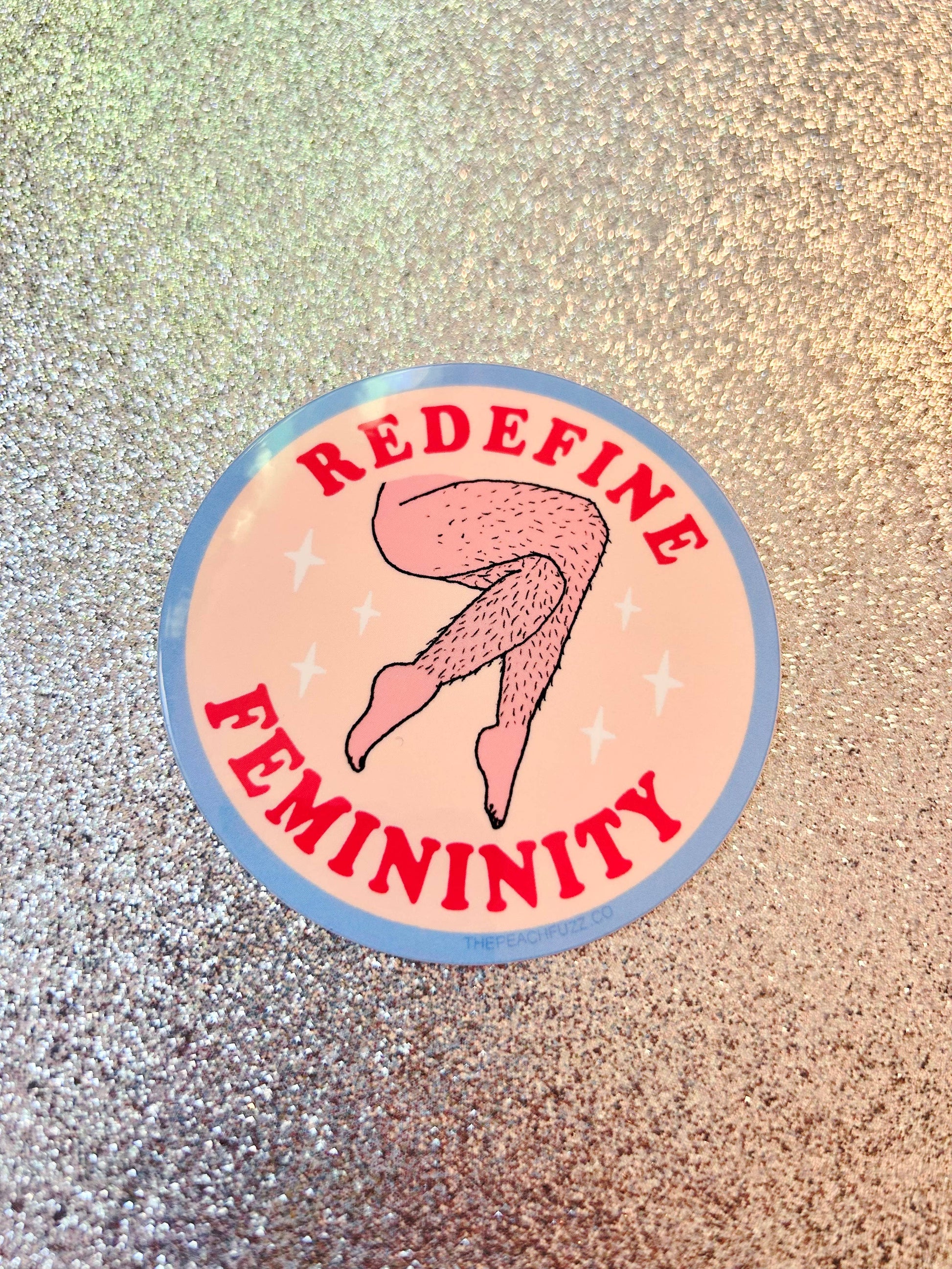 Redefine Femininity Sticker  The Peach Fuzz   