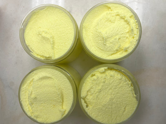 Whipped Body Scrub |🍋Lemon Turmeric Health & Beauty AHerbalist space   