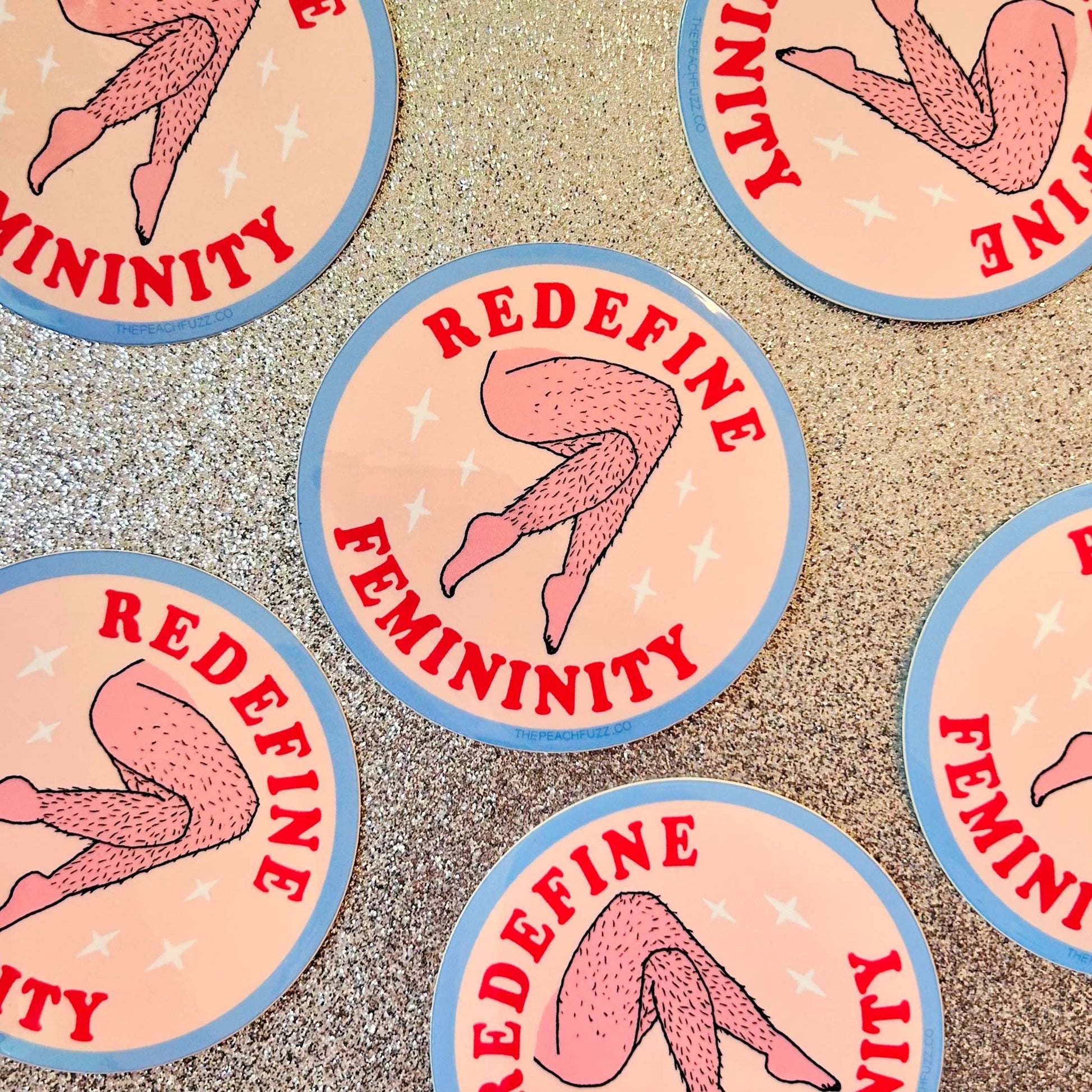 Redefine Femininity Sticker  The Peach Fuzz   