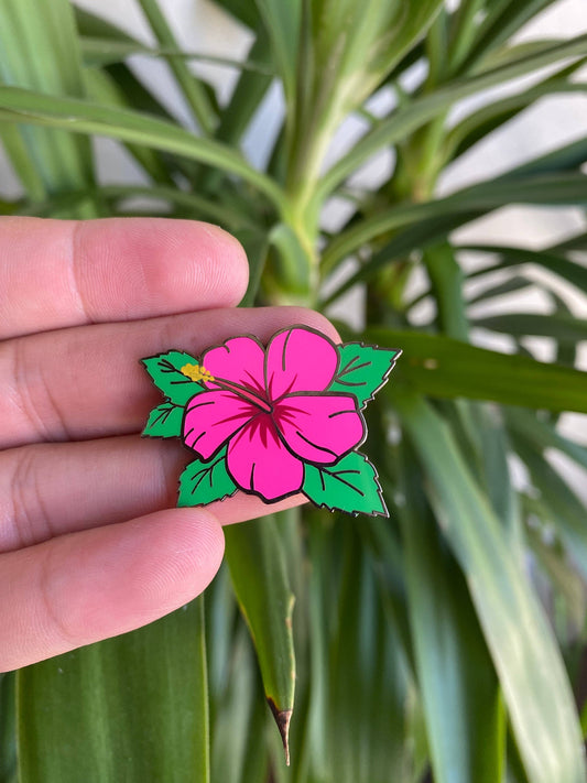 Hibiscus | Hard Enamel Pin 🌺 enamel Pins Hype Pins   