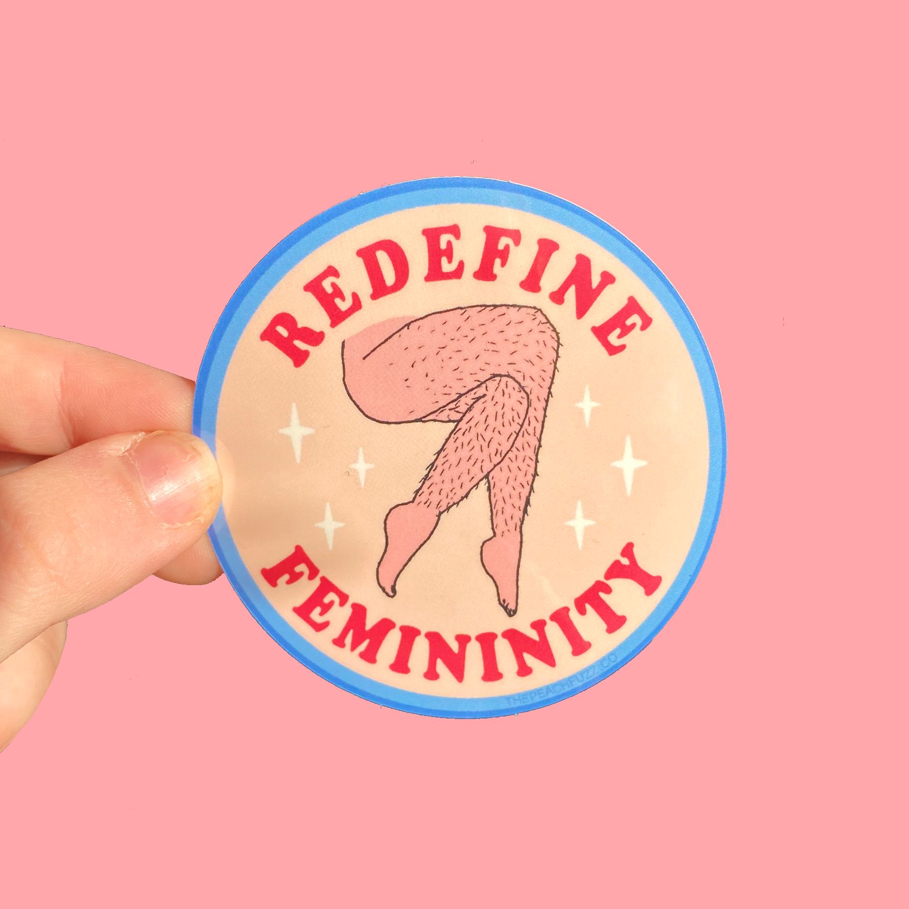 Redefine Femininity Sticker  The Peach Fuzz   