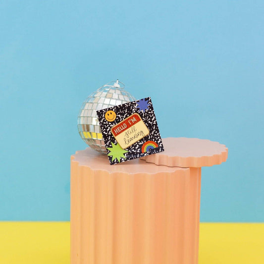 Still Learning | Enamel Pin pin The Peach Fuzz   